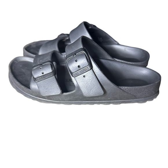 Birkenstock Eva Plastic Gray Two Strap Sandals Women’s Size 36 ~ 5/5.5 Arizonas - Picture 2 of 8